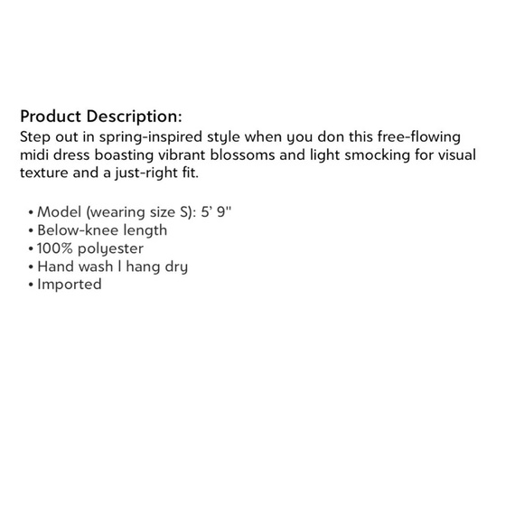 *New with tags on* spring/summer dress - Picture 4 of 4